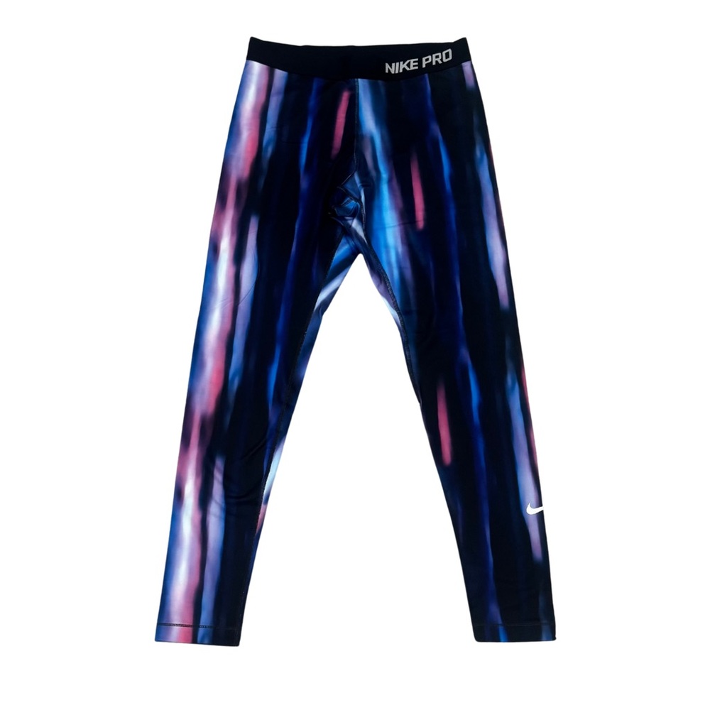 Nike Pro Dri-Fit Blue and Purple Leggings